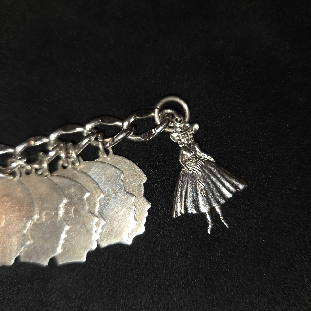 Leonore Doskow Handmade Sterling Charm Bracelet - Incredible Vintage! - Picture 4 of 16